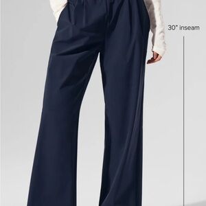 ALO Yoga Dark Blue Wide-Leg Pants